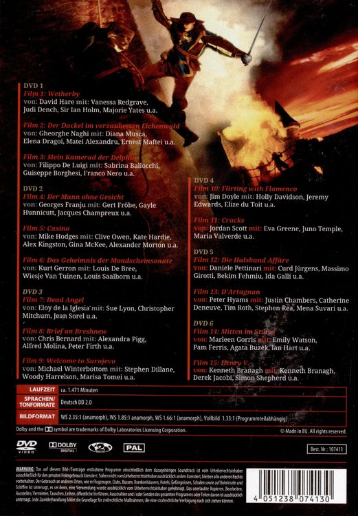 Produktbild: Gro&szlig;es Kino aus Europa [6 DVDs]