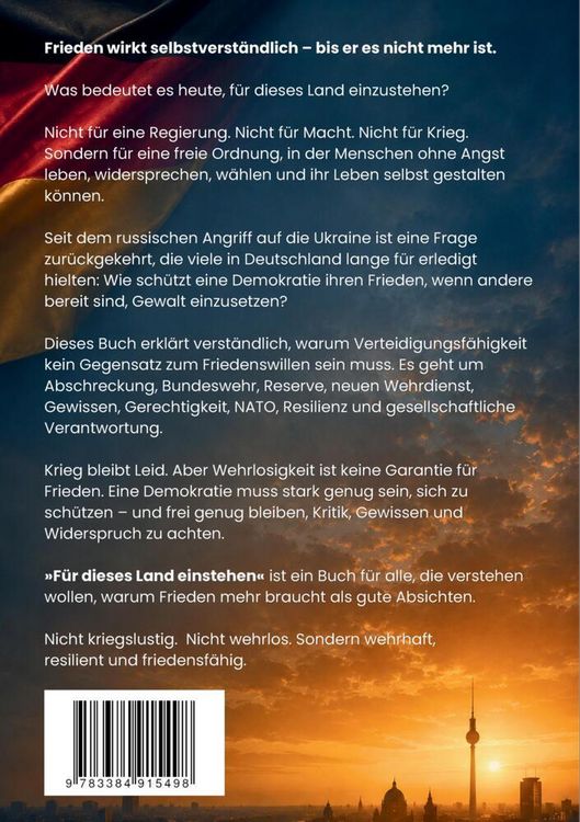 Produktbild: Mansmann, J: F&uuml;r dieses LAND einstehen