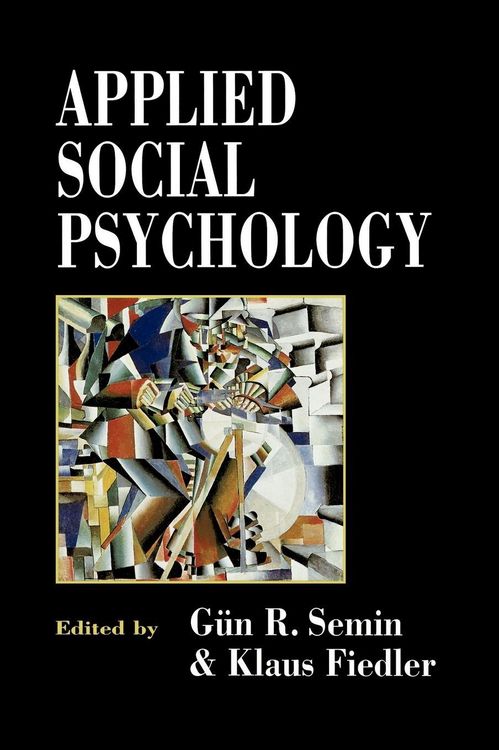 Produktbild: Applied Social Psychology