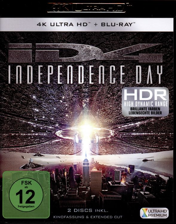 Produktbild: Independence Day (4K Ultra-HD) (+ Blu-ray)