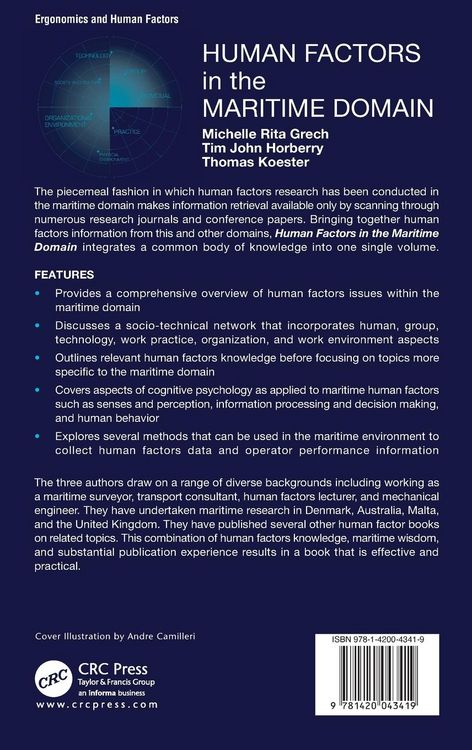 Produktbild: Human Factors in the Maritime Domain