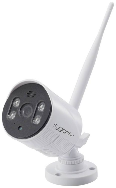 Produktbild: Sygonix SY-5046554 Funk-&Uuml;berwachungskamera-Set 8-Kanal mit 1 Kamera 1920 x 1080 Pixel 2.4 GHz