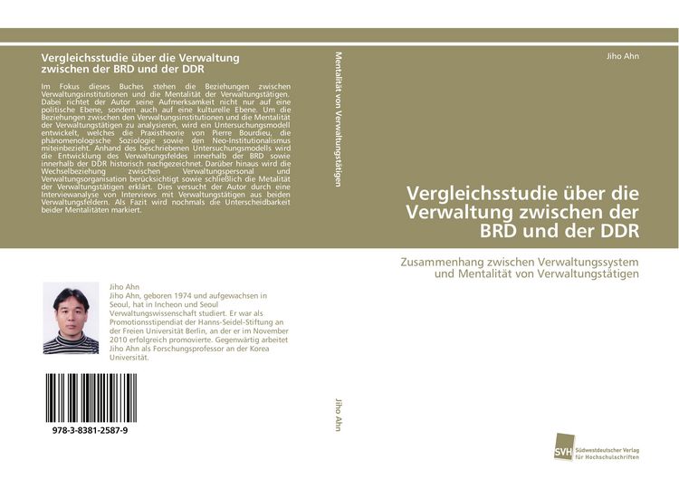 Produktbild: Vergleichsstudie &uuml;ber die Verwaltung zwischen der BRD und der DDR