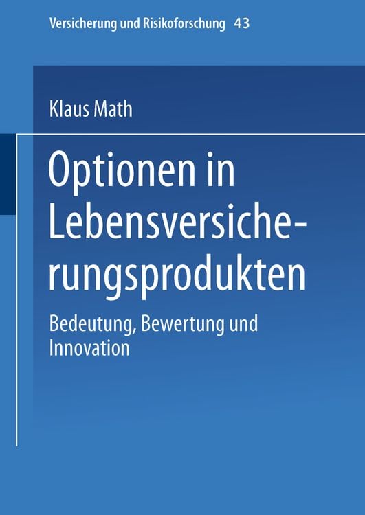 Produktbild: Optionen in Lebensversicherungsprodukten