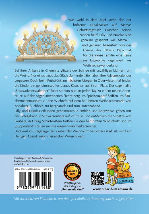 Produktbild: Abenteuer im Erzgebirge - Lilly und Nikolas im Weihnachtsland