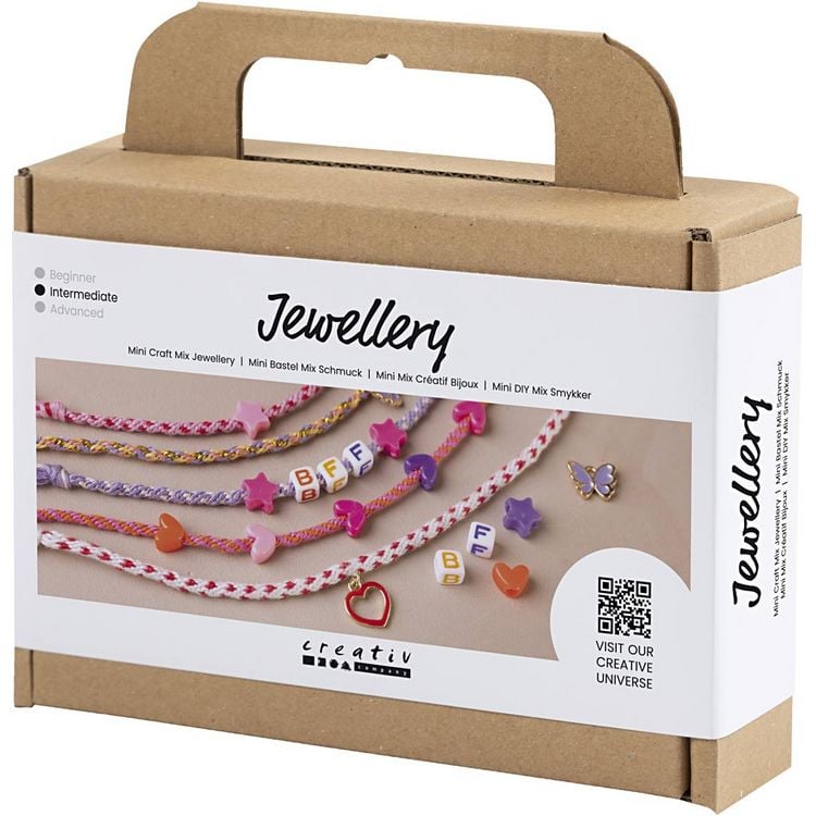 Produktbild: Creativ Company DIY Sets Beads Mini Kreativ Mix Schmuck, Freundschaftsschmuck, Kreativ Box