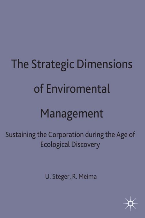 Produktbild: The Strategic Dimensions of Environmental Management