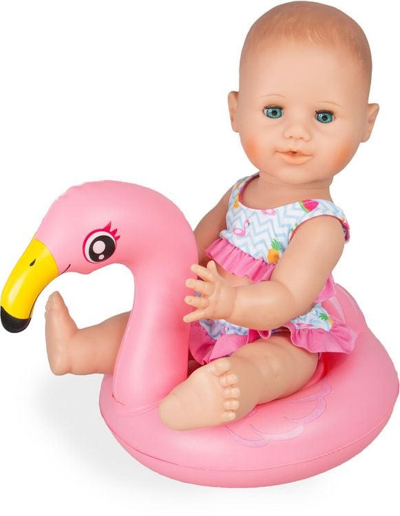 Produktbild: Puppen-Schwimmset ''Flamingo Ella'', Gr. 35-45 cm