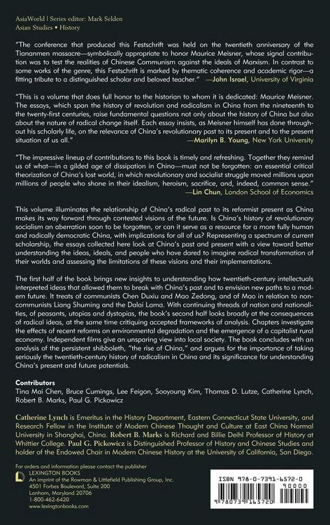 Produktbild: Radicalism, Revolution, and Reform in Modern China