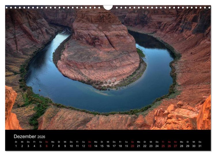 Produktbild: USA - Monumente der Sch&ouml;pfung (Wandkalender 2026 DIN A3 quer), CALVENDO Monatskalender
