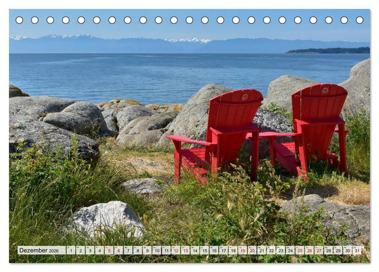 Produktbild: Faszination Vancouver Island (Tischkalender 2026 DIN A5 quer), CALVENDO Monatskalender