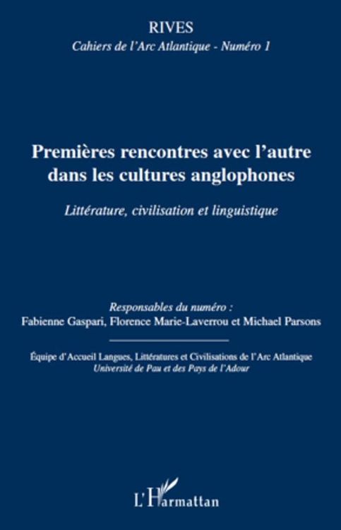 Produktbild: Premieres rencontres avec l'autre dans les cultures anglophones