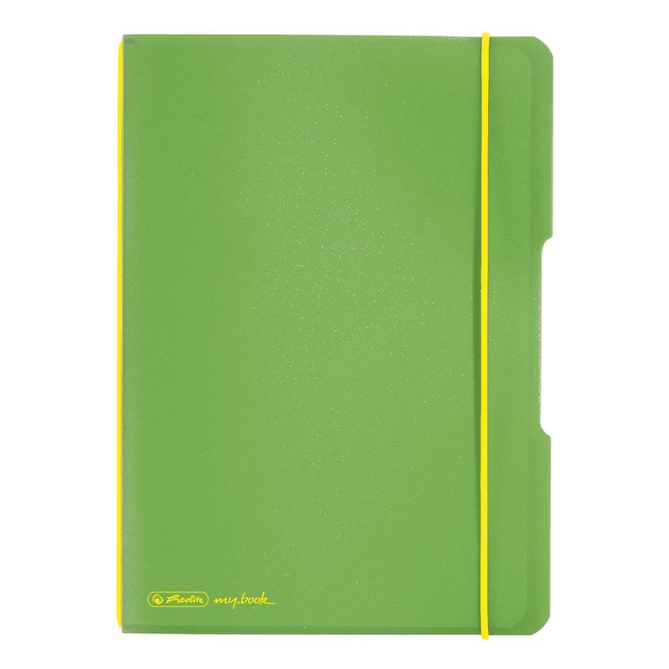 Produktbild: Herlitz Notizheft A5/40 kariert, hellgr&uuml;n, PP, my.book flex