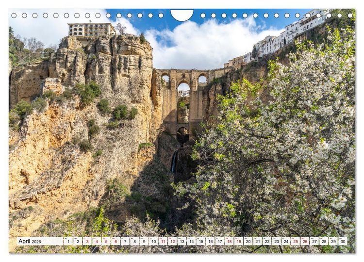 Produktbild: Andalusien - Ronda (Wandkalender 2026 DIN A4 quer), CALVENDO Monatskalender