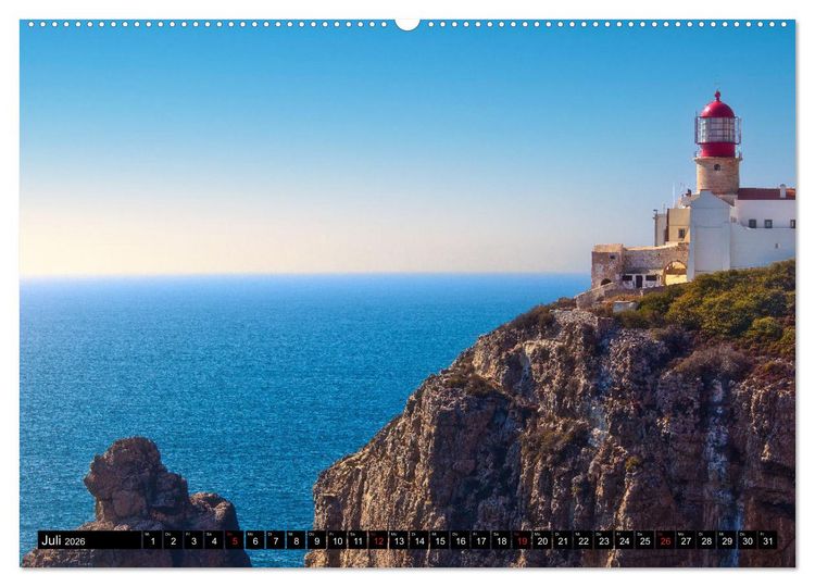 Produktbild: Leuchtt&uuml;rme - an Europas K&uuml;sten (hochwertiger Premium Wandkalender 2026 DIN A2 quer), Kunstdruck in Hochglanz