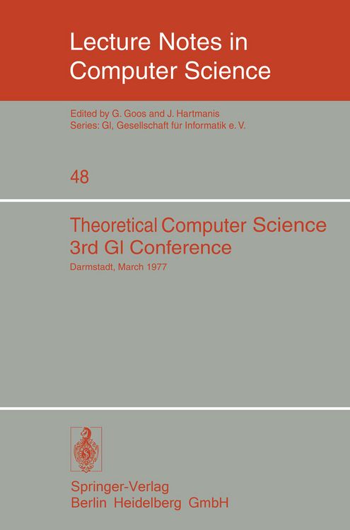 Produktbild: Theoretical Computer Science
