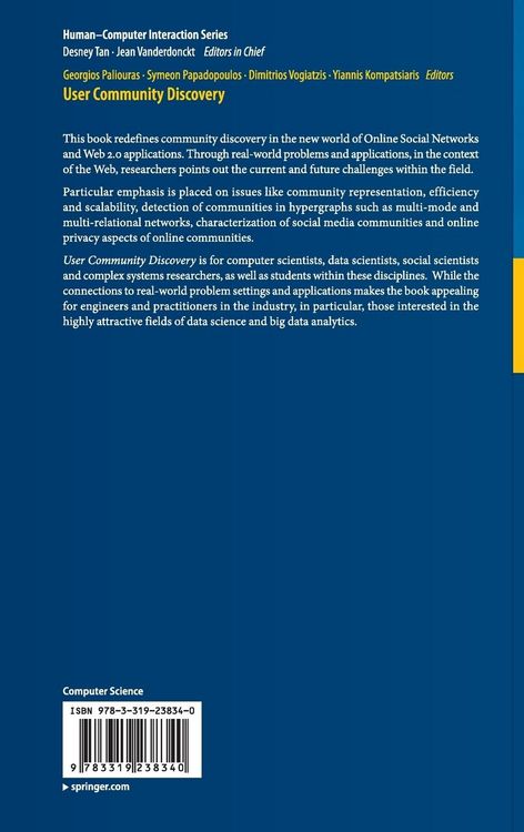 Produktbild: User Community Discovery