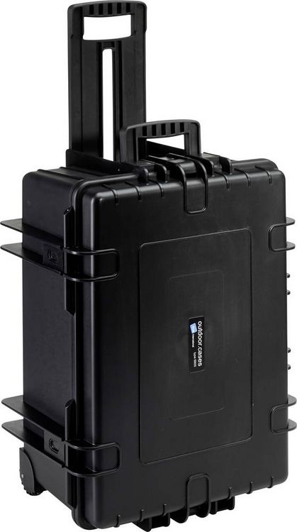 Produktbild: B & W International Outdoor Koffer outdoor.cases Typ 6800 70.9 l (B x H x T) 660 x 490 x 335 mm Schwarz 6800/B/SI
