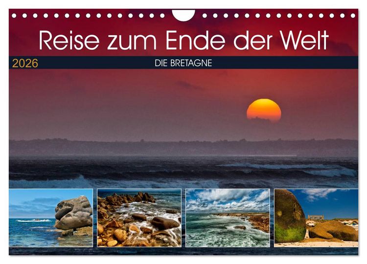 Produktbild: Die Bretagne - Eine Reise zum Ende der Welt (Wandkalender 2026 DIN A4 quer), CALVENDO Monatskalender