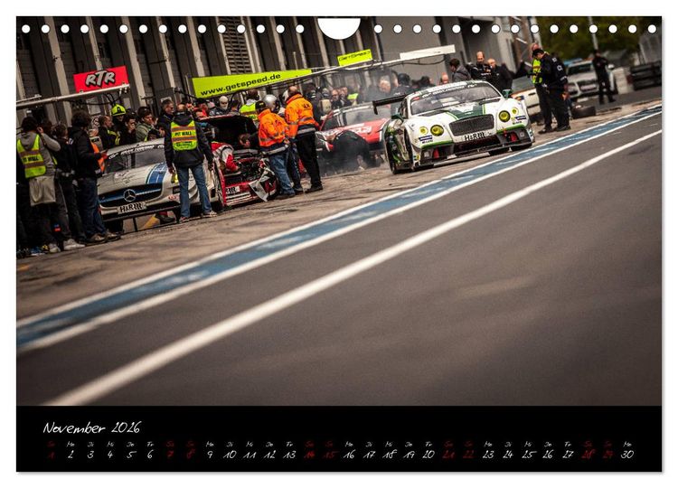 Produktbild: Emotions on Track - Langstreckenmeisterschaft am N&uuml;rburgring - GT3 (Wandkalender 2026 DIN A4 quer), CALVENDO Monatskalender