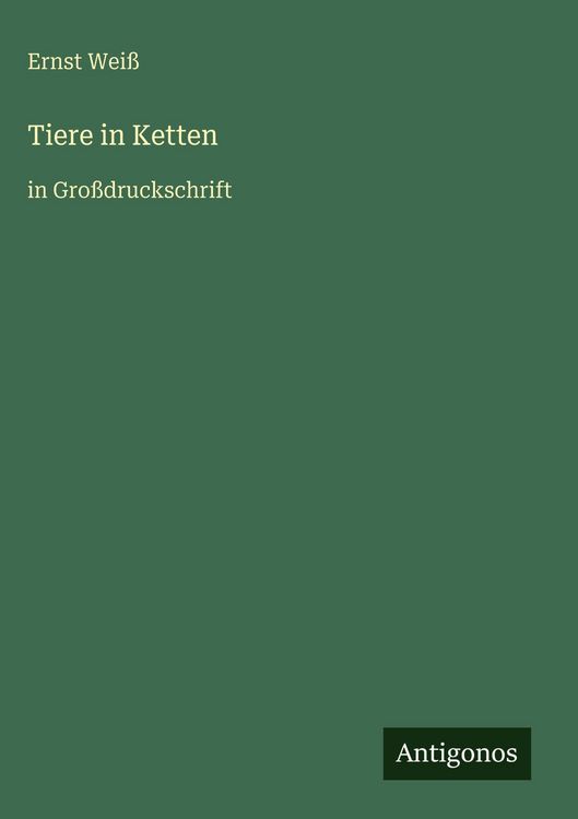 Produktbild: Tiere in Ketten