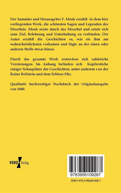 Produktbild: Des Moselthal&acute;s Sagen, Legenden und Geschichten