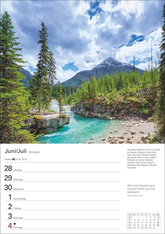 Produktbild: Kanada Wochenplaner 2027 - Eine Reise in 53 Bildern