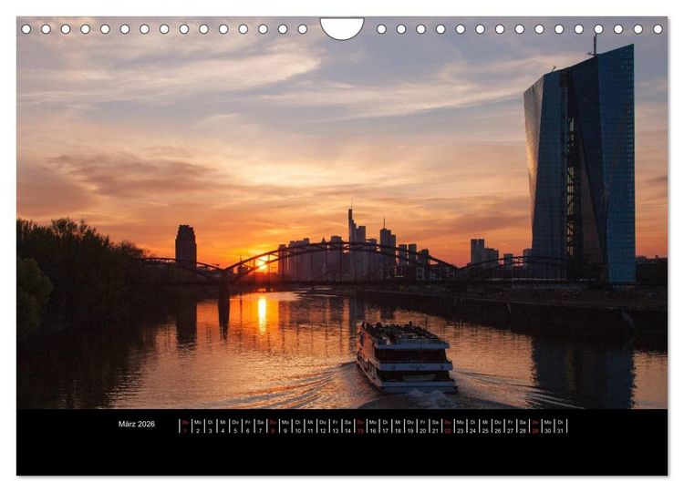 Produktbild: Frankfurt (Wandkalender 2026 DIN A4 quer), CALVENDO Monatskalender