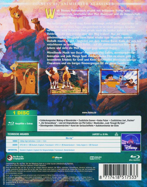 Produktbild: B&auml;renbr&uuml;der - Disney Classics