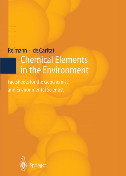 Produktbild: Chemical Elements in the Environment