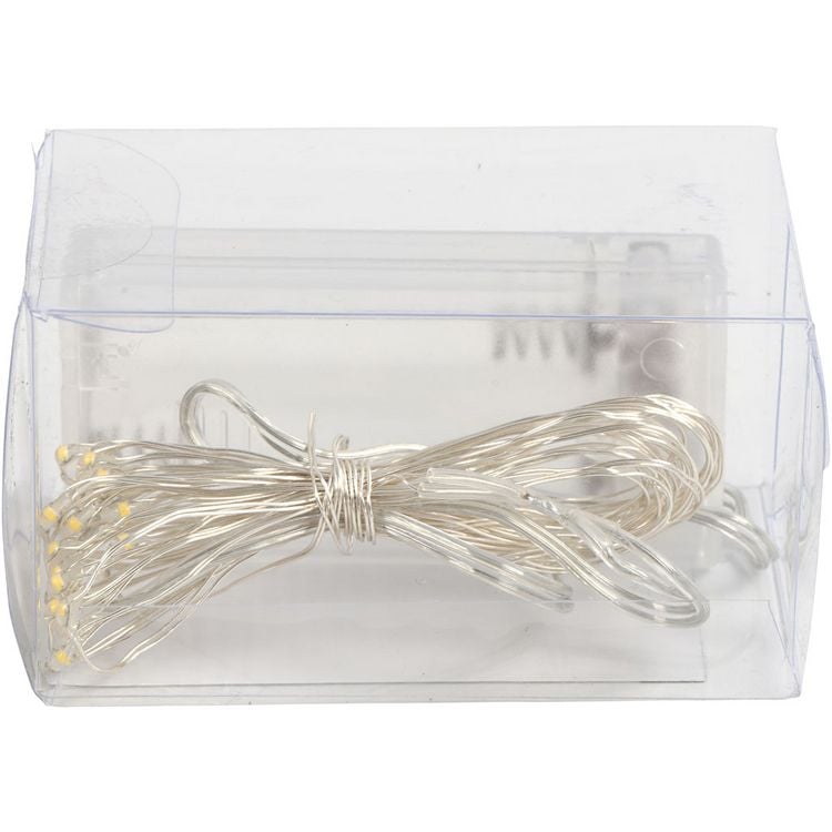 Produktbild: Creativ Company LED Lichterkette, L 3,15 m, Silber, 1 Stk