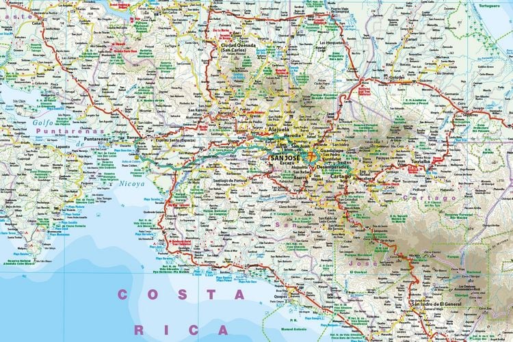 Produktbild: Reise Know-How Landkarte Costa Rica, Panama (1:550.000)