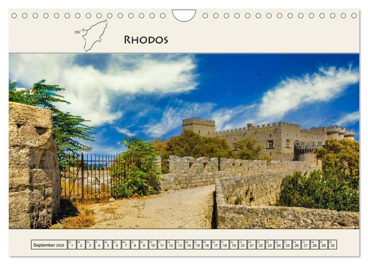 Produktbild: Reise durch die Griechische Inselwelt (Wandkalender 2026 DIN A4 quer), CALVENDO Monatskalender