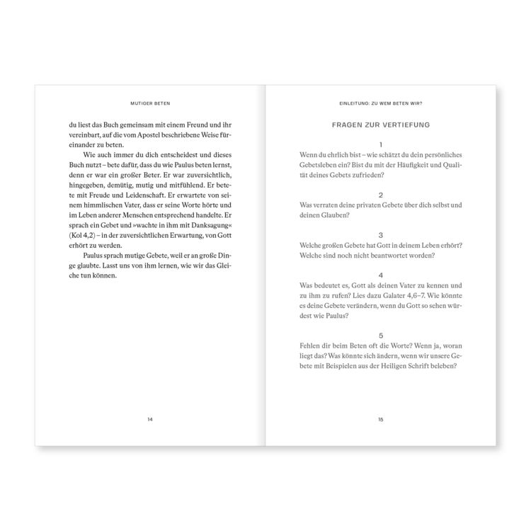 Produktbild: Mutiger beten