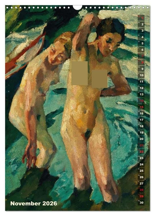 Produktbild: Leo Putz - Die Kunst der Sinnlichkeit (Wandkalender 2026 DIN A3 hoch), CALVENDO Monatskalender