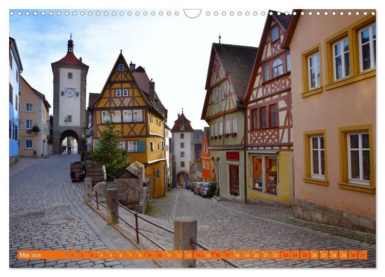Produktbild: Erlebe mit mir Rothenburg ob der Tauber (Wandkalender 2026 DIN A3 quer), CALVENDO Monatskalender