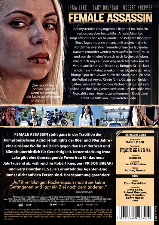 Produktbild: Female Assassin - Rache ist s&uuml;&szlig;