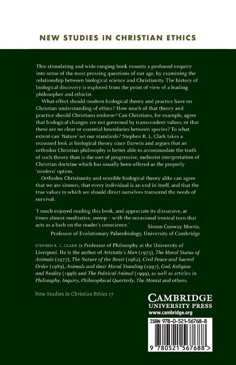Produktbild: Biology and Christian Ethics