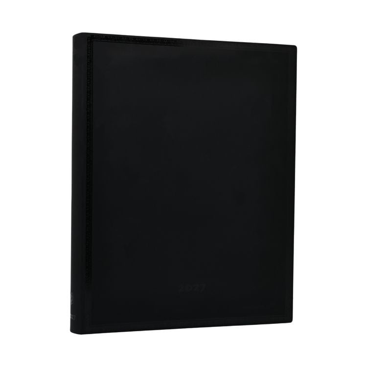 Produktbild: 12-Monatskalender 2027 Black Edition Schlicht Ultra Tages&uuml;berblick