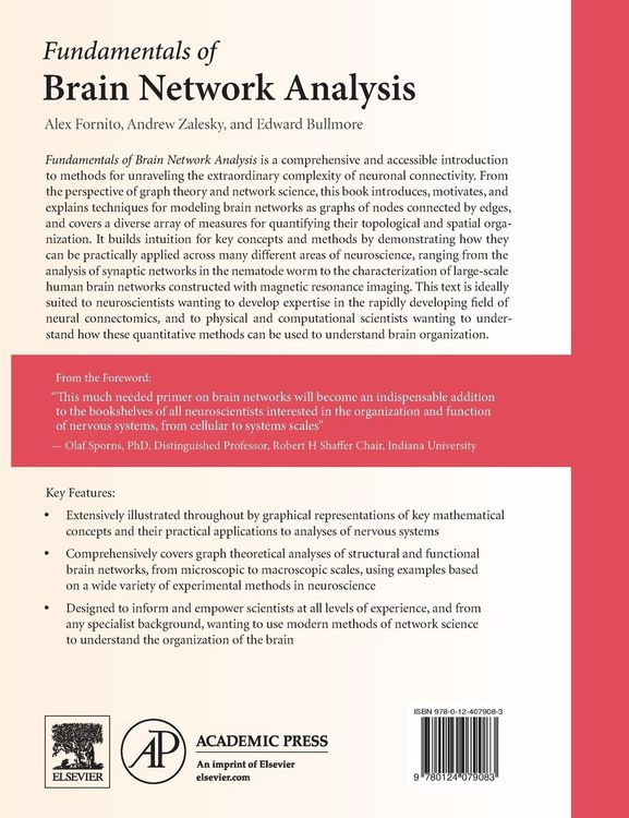 Produktbild: Fundamentals of Brain Network Analysis