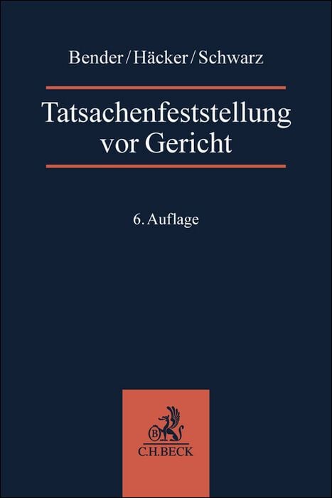 Produktbild: Tatsachenfeststellung vor Gericht