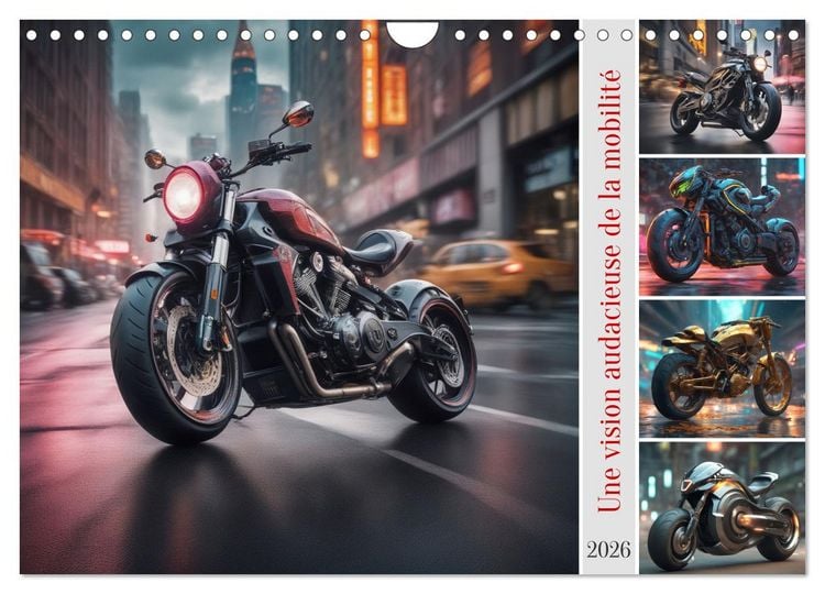 Produktbild: Une vision audacieuse de la mobilit&eacute; (Calendrier mural 2026 DIN A4 vertical), CALVENDO calendrier mensuel