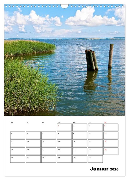 Produktbild: R&uuml;gen und Hiddensee - Bilder eines Sommers / Planer (Wandkalender 2026 DIN A3 hoch), CALVENDO Monatskalender