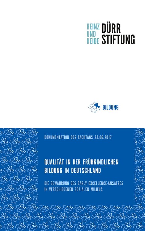 Produktbild: Qualit&auml;t in der fr&uuml;hkindlichen Bildung in Deutschland