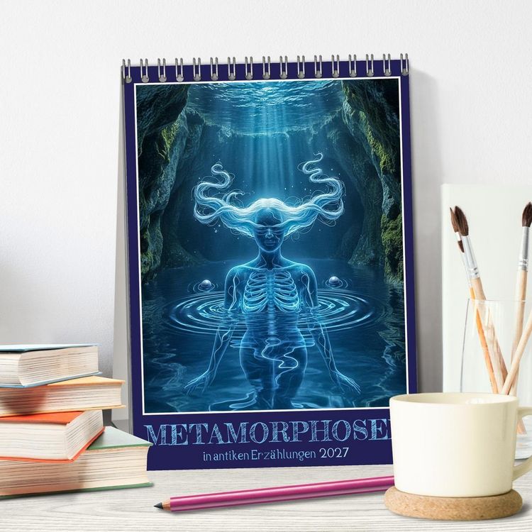 Produktbild: Metamorphosen in antiken Erz&auml;hlungen (Tischkalender 2027 DIN A5 hoch), CALVENDO Monatskalender