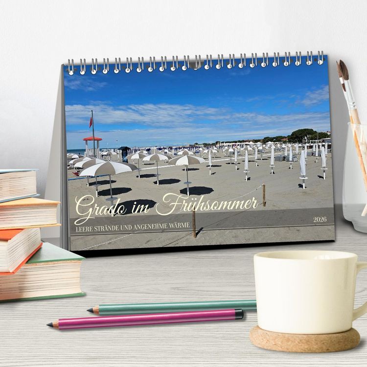 Produktbild: Grado im Fr&uuml;hsommer (Tischkalender 2026 DIN A5 quer), CALVENDO Monatskalender