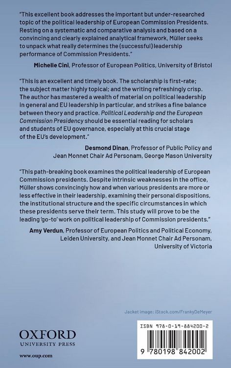 Produktbild: Political Leadership and the European Commission Presidency