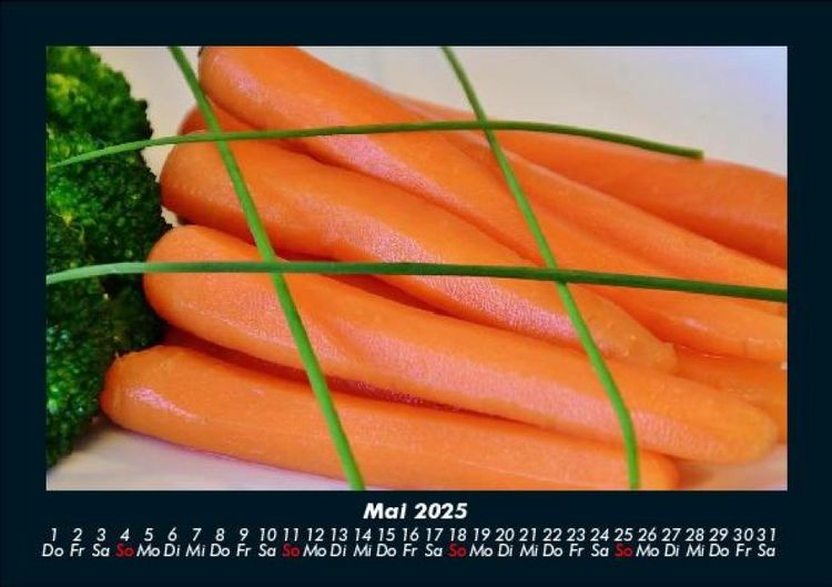 Produktbild: Gem&uuml;sekalender 2025 Fotokalender DIN A5