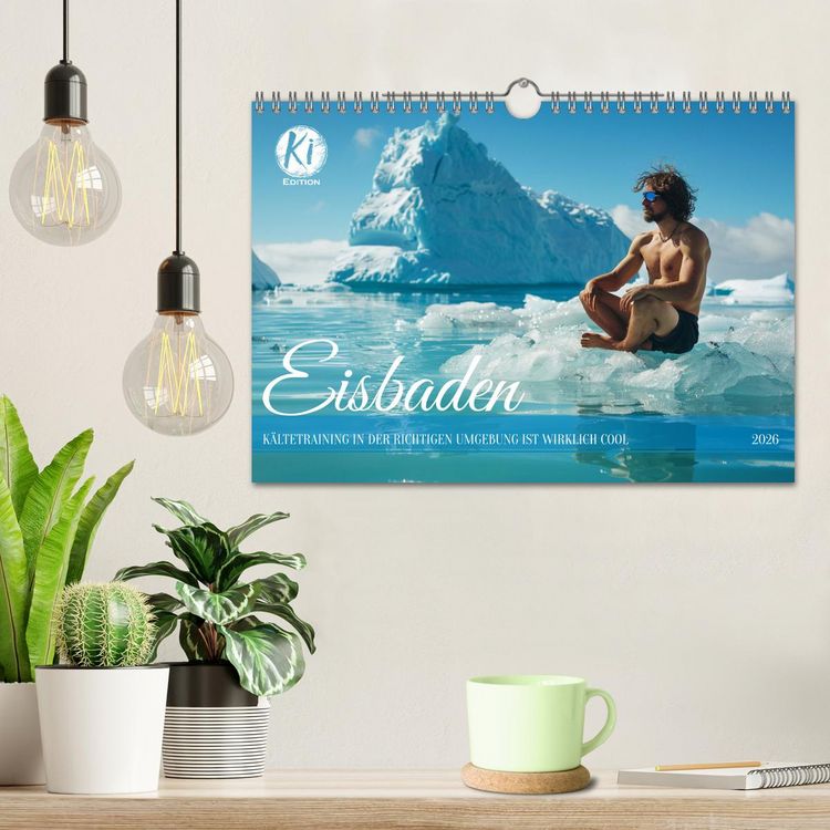 Produktbild: Eisbaden (Wandkalender 2026 DIN A4 quer), CALVENDO Monatskalender