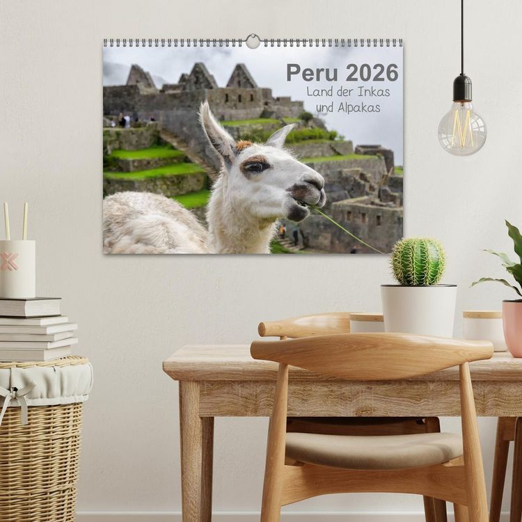 Produktbild: Peru - Land der Inkas und Alpakas (Wandkalender 2026 DIN A3 quer), CALVENDO Monatskalender